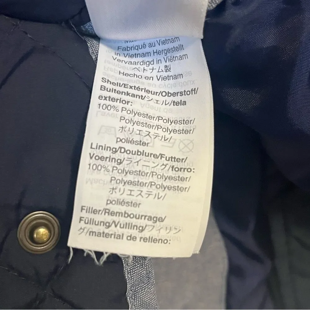 Crewcuts Navy Blue Quilted Puffer Jacket
